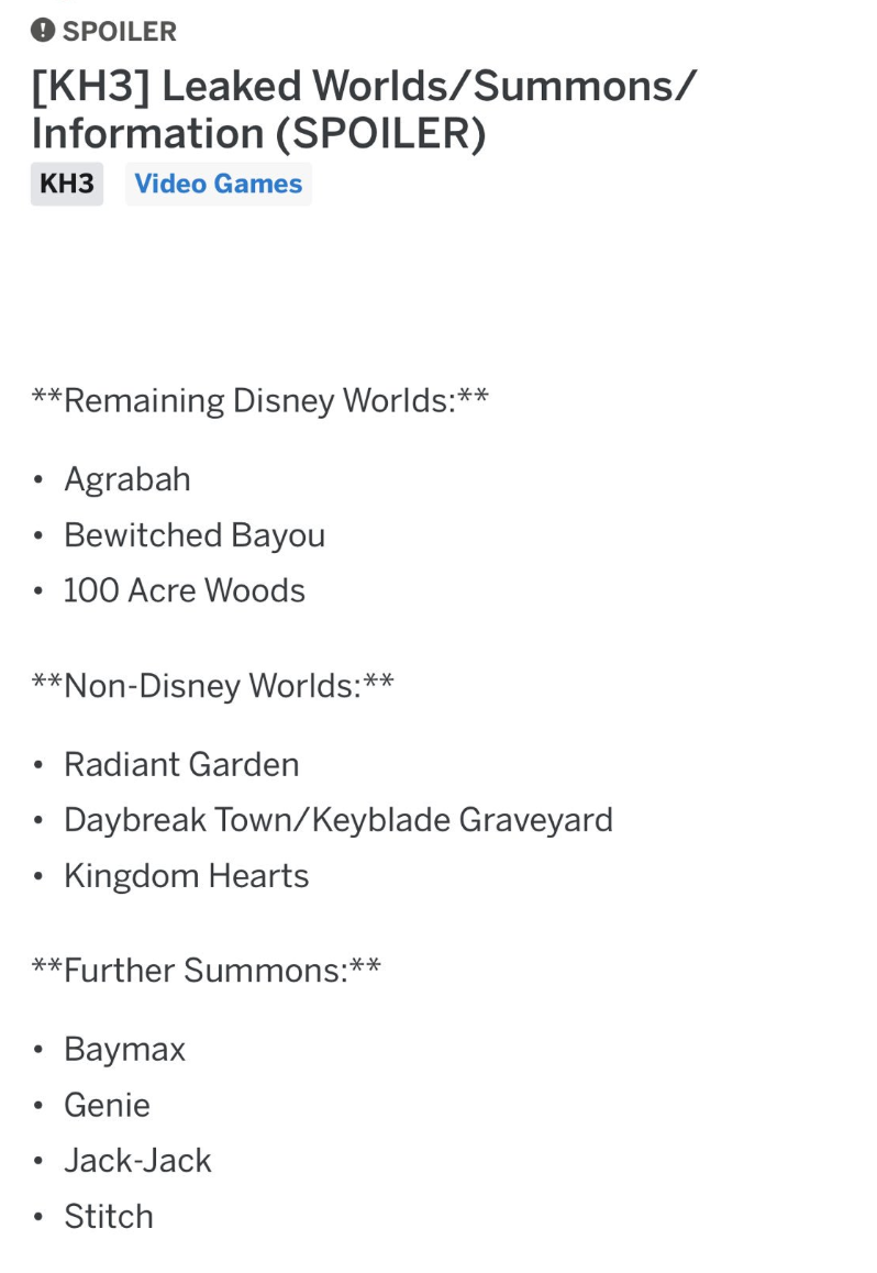 Kingdom Hearts 4 LEAKED?! 