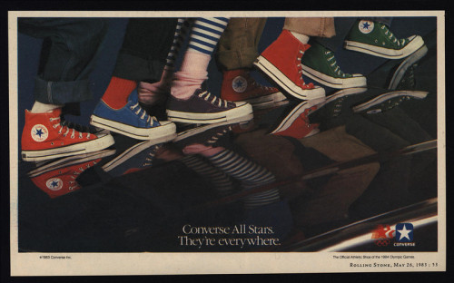 retroness-is-fabulous:1983 converse ad