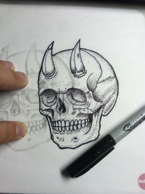 mexican skull tattoo | Tumblr