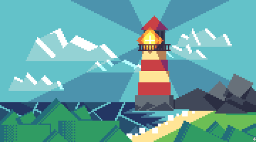 scrixels:594. Lighthouse