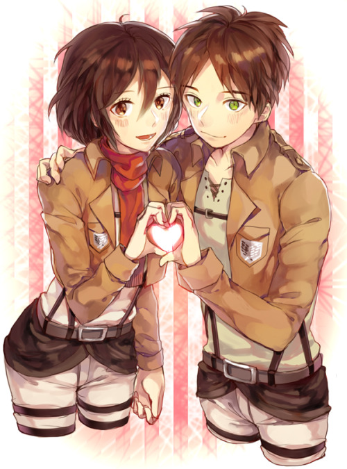 mikasa x eren on Tumblr