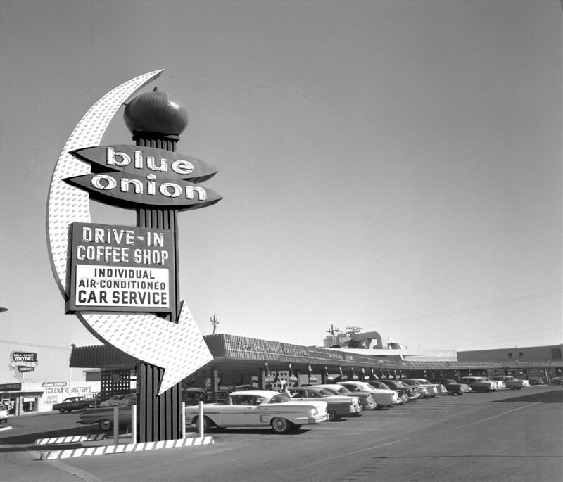 Vintage Las Vegas — Blue Onion Drive-In, 2100 Fremont St ...