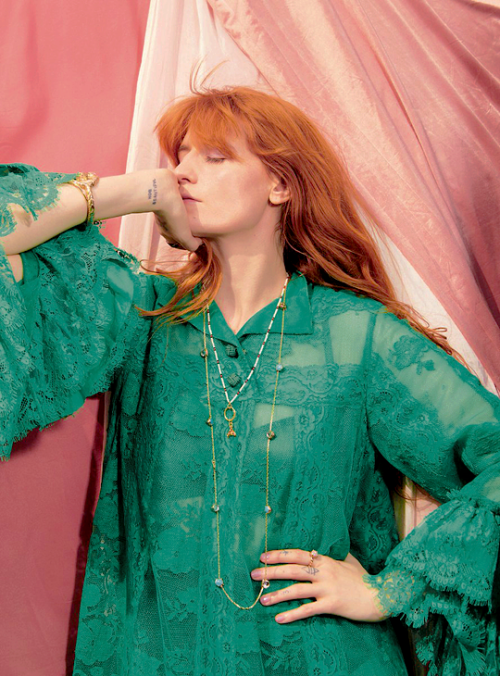 alternative-queens:florence welch for elle uk magazine...