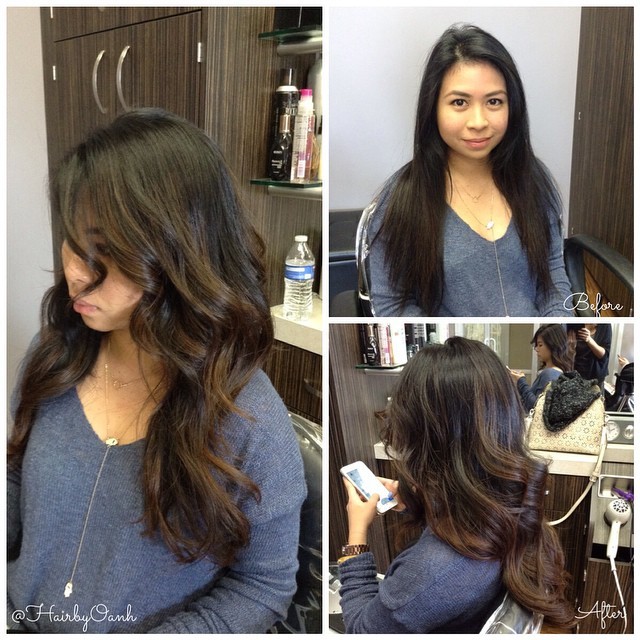 Hair By Oanh Balayage Highlights With A High Lift Color No