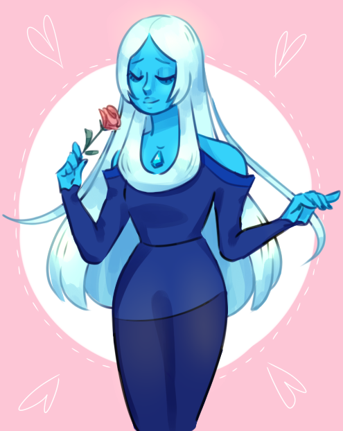 Finally, some fanart! Blue is absolutely gorgeous and I think she'd definitely come to appreciate the Earth with time.