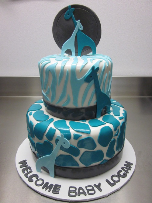 Ele Makes Cakes Animal Print Baby Shower