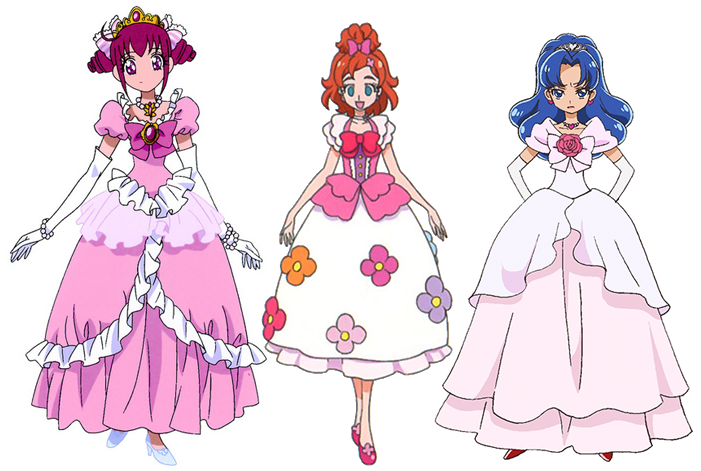 precure wedding figure