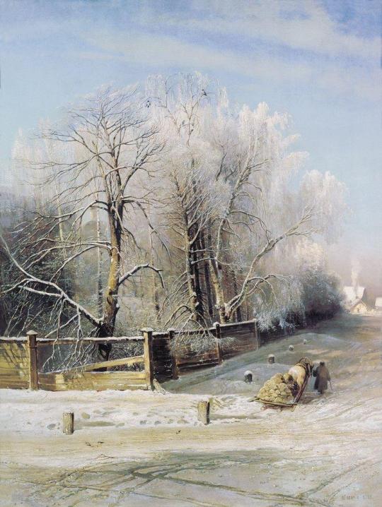 Winter landscape. Moscow, 1873, Aleksey Savrasov https://www.wikiart.org/en/aleksey-savrasov/winter-landscape-moscow-1873