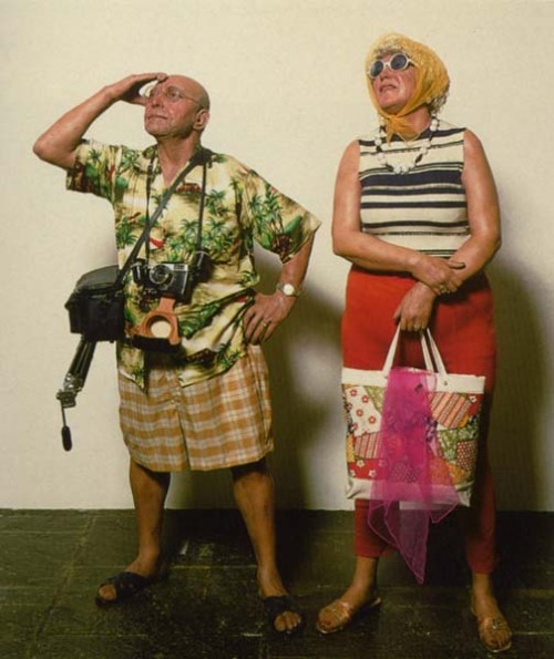 Duane Hanson, Tourists, 1970seen @Scottish National Gallery Of...