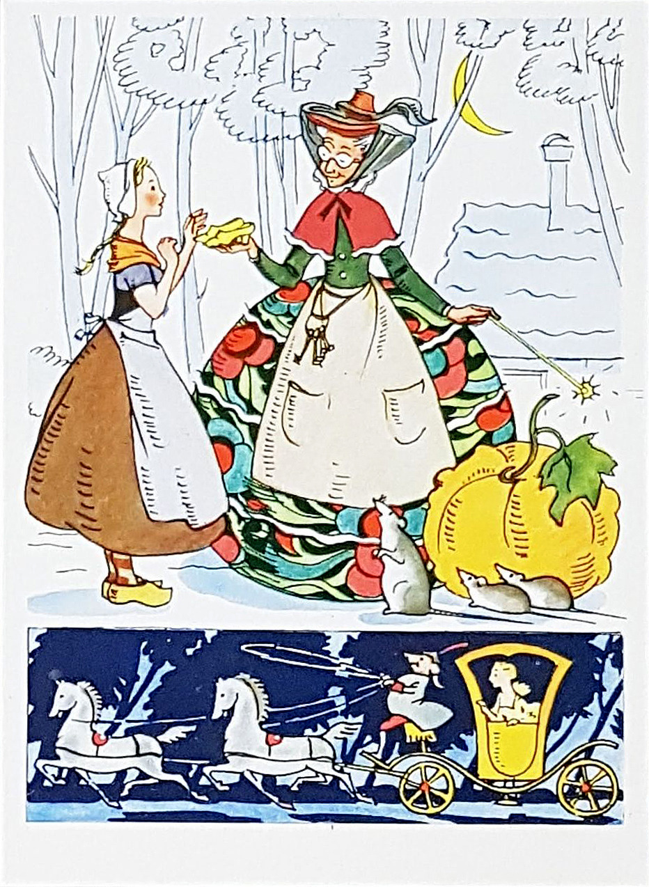 Cinderella illustration by Nika Goltz (1956)