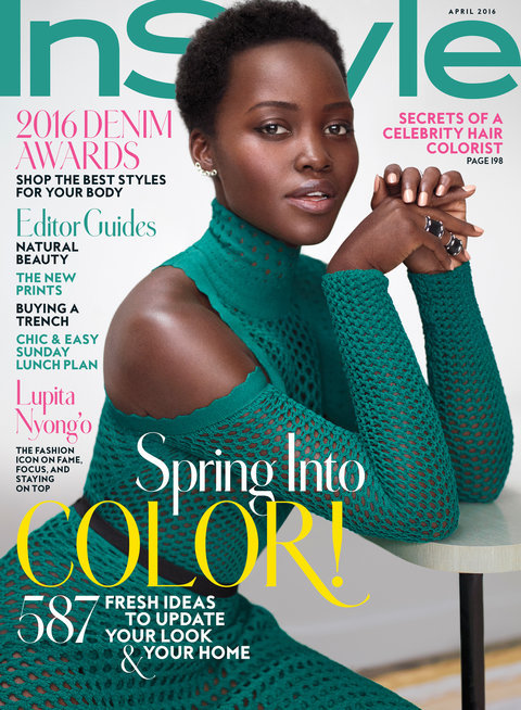 Hot off the Press! Get your April 2016 InStyle Issue Inside the April issue of InStyle, actress and fashion icon Lupita Nyong'o—on the cover in a dress by Proenza Schouler, earrings by Jennifer Fisher, and rings by Louis Vuitton—talks candidly with...