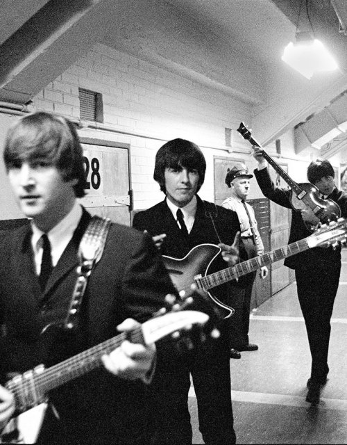 colecciones:The Beatles backstage, 1964.