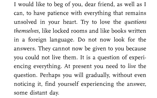 Letters To A Young Poet by Rainer Maria Rilke