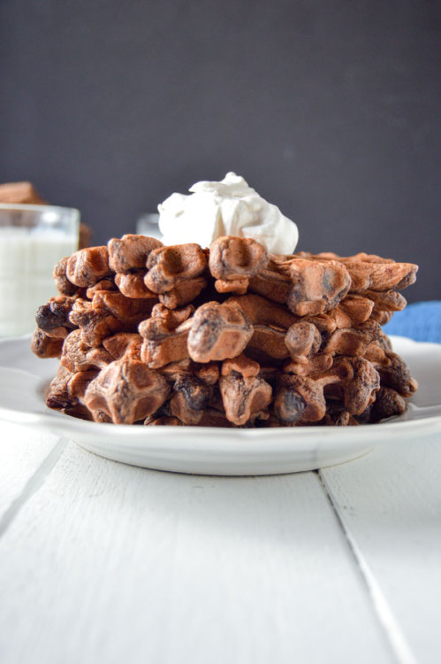 intensefoodcravings:Dark Chocolate Waffles | Cook Craft Love