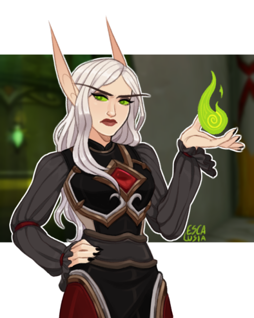 escalusia:Here’s some blood elf commissions I did!- For...