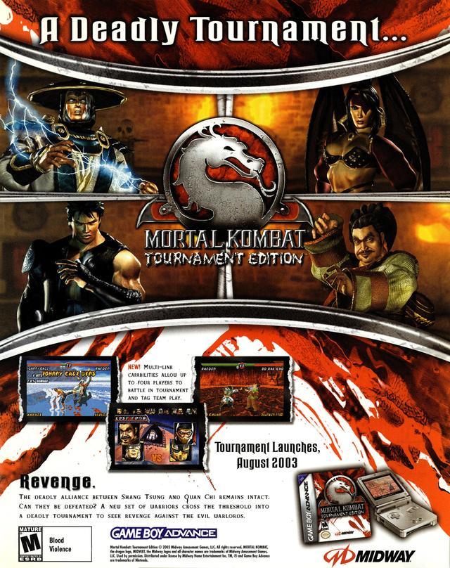 Mortal kombat tournament edition комбинации