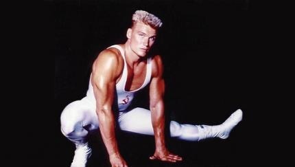 Vintage Dolph Lundgren in tights