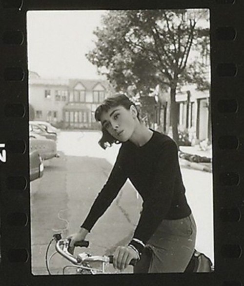 bitter-cherryy:polaroids of audrey hepburn by mark shaw