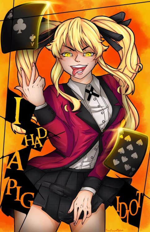 kakegurui fan art | Tumblr