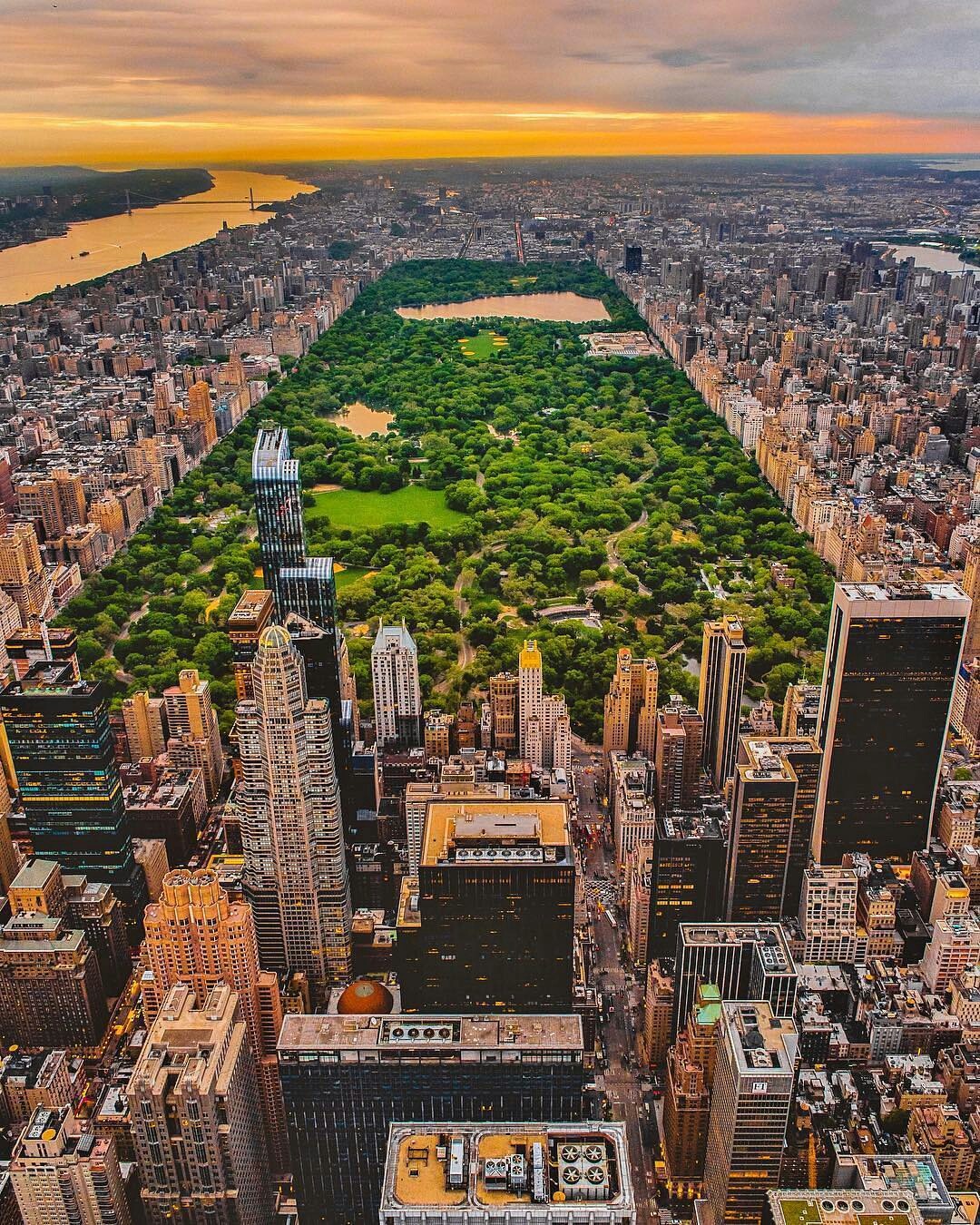 Central Park from above by Mike Gutkin