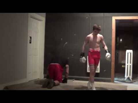 redneckwithfetishes:  Jason’s boxing knockoutJason takes on Brandon’s Dad 