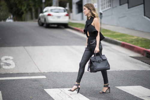 Leather Street Style