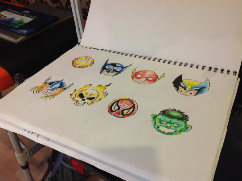 Woodfarm . | Mini superhero tattoo flash