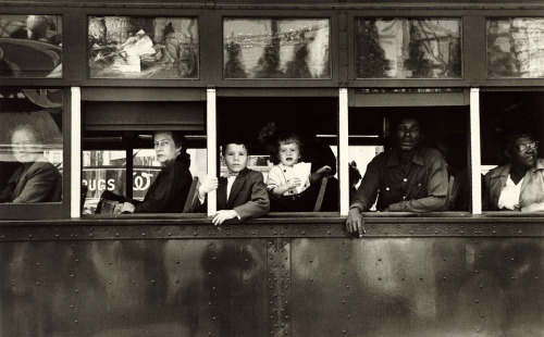 joeinct:Trolley, New Orleans, Photo by Robert Frank, 1955