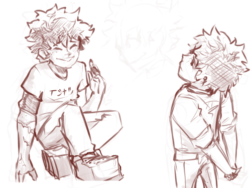 I Ve Been In A Serious Drawing Deku Vibe Explore Tumblr Posts