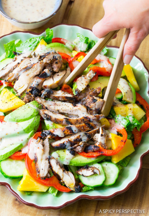 foodffs:Jamaican Jerk Chicken SaladReally nice recipes. Every...