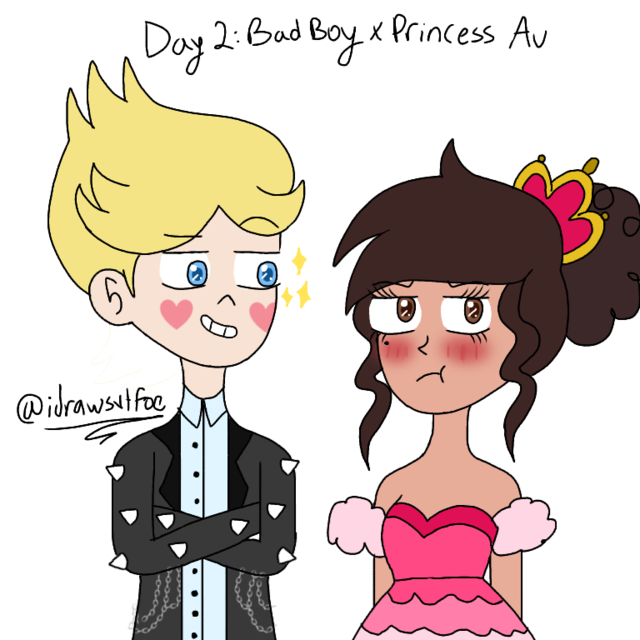 Official Blog for Starco Week ☆ — Day 2: Bad boy x Princess AU I ...