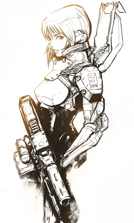 flavarush:Armored combat trooperMotoko Kusanagi