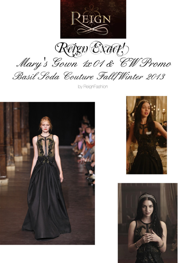 Reign Promo Black Dress