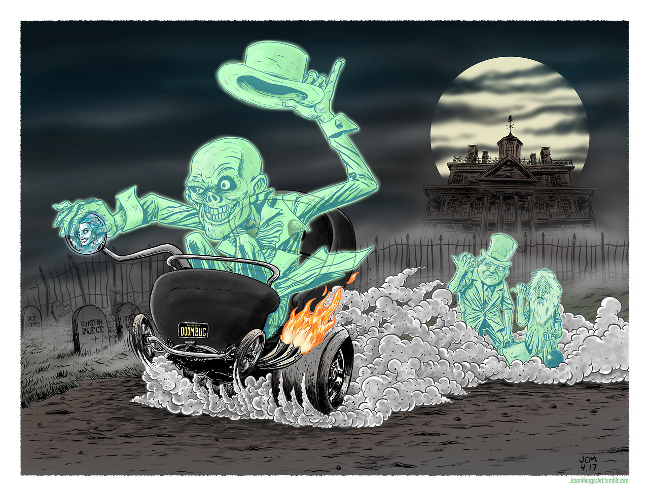 haunted mansion jim shore doom buggy