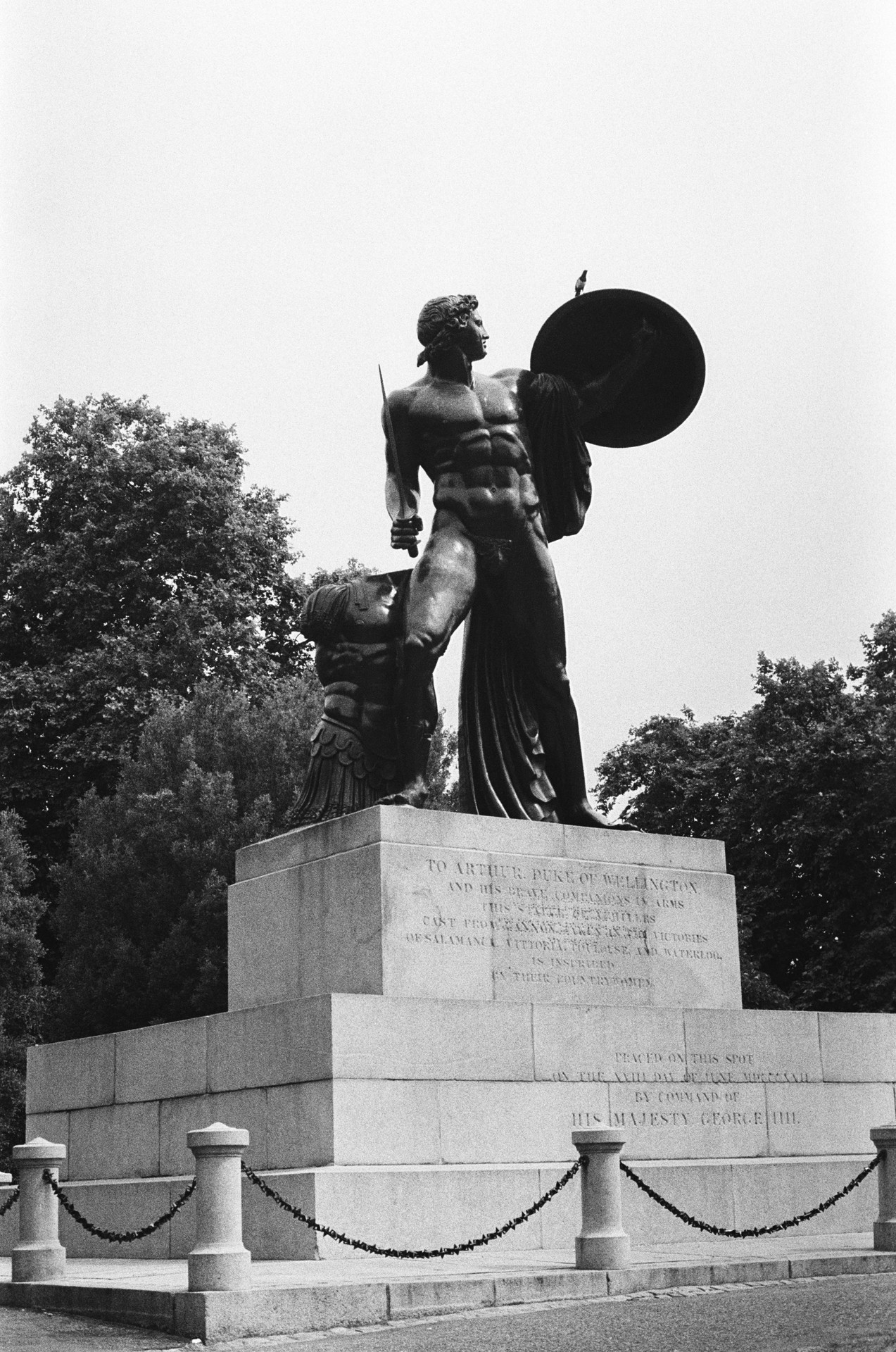 GOC London Public Art 165: Achilles Statue, Wellington Mon 