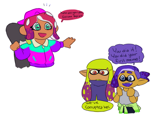 clannfearrunt:Have some older scribbles of Top Secret Squidbeak...