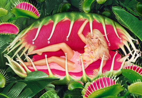 jumblepusher:David LaChapelle. “Shakira (Venus Fly Trap)”....