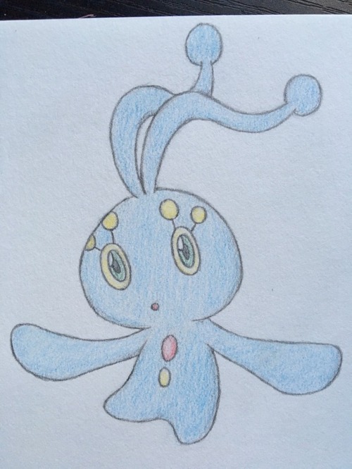 I really felt like drawing manaphy(also I’m rly happy...