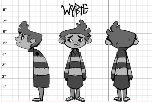 mysterykidsofficial:Some of the turnarounds I drew for story...