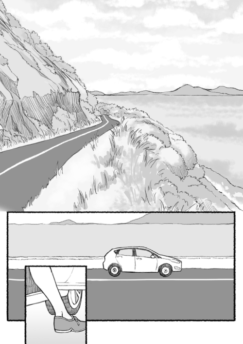 Sample pages for 7.5 Hours Across the Sea, my comic about...