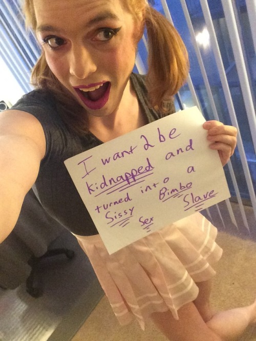 tvsissymichelle-blog:transsissy4kidnapping:Sissy Slut Lilly,...