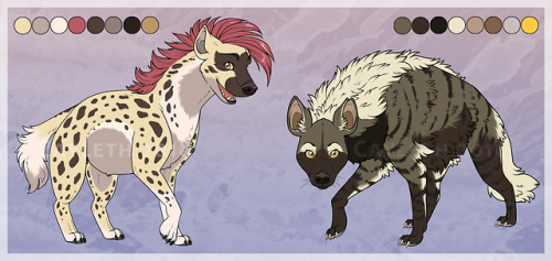 tupfenkunst:Finished my two very first adoptables the other...