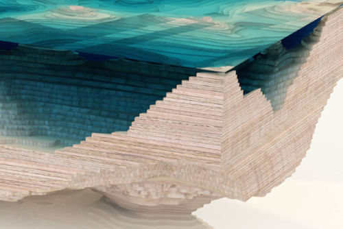 mymodernmet:The Abyss Table is a stunning coffee table that...