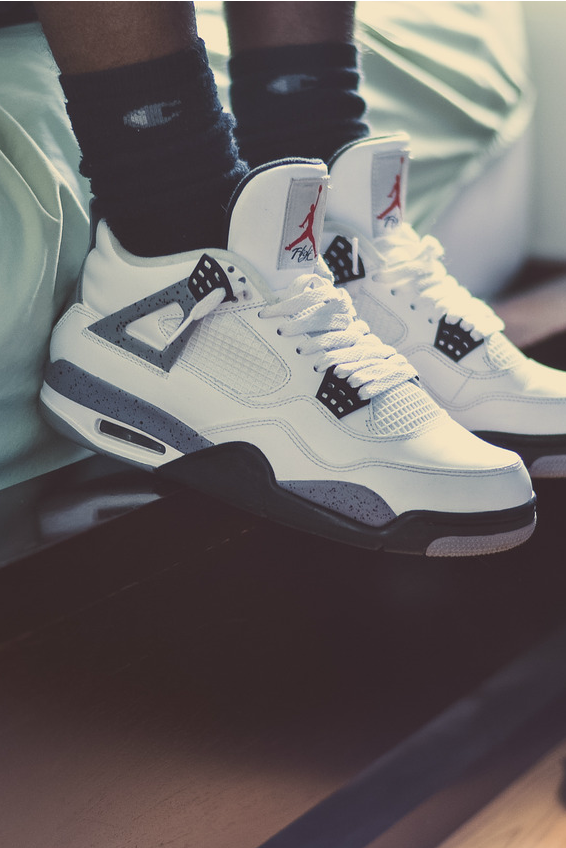 Nike Air Jordan IV ‘White Cement’ Retro – Sweetsoles – Sneakers, kicks ...