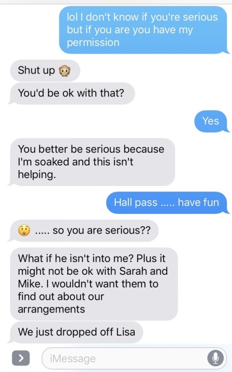amateur real hotwife texts