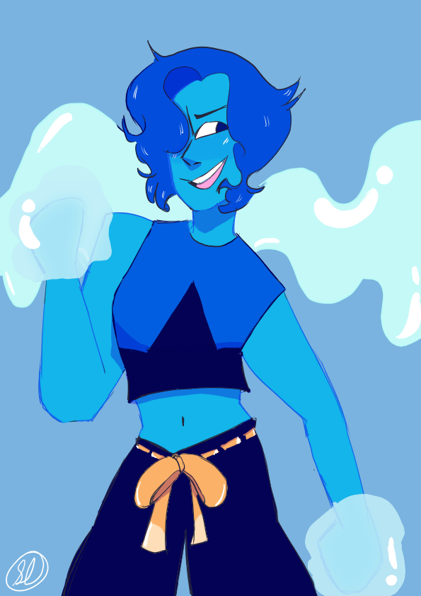 Lapis is my water wife and she has my favorite new outfit yes
Im so proud of her