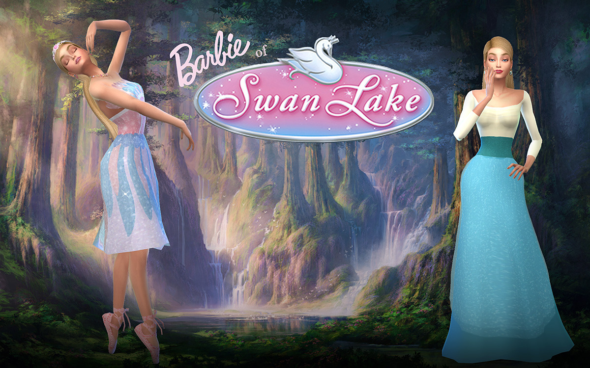 Stardust Sims 4 Barbie Of Swan Lake Odette Is Here With Two