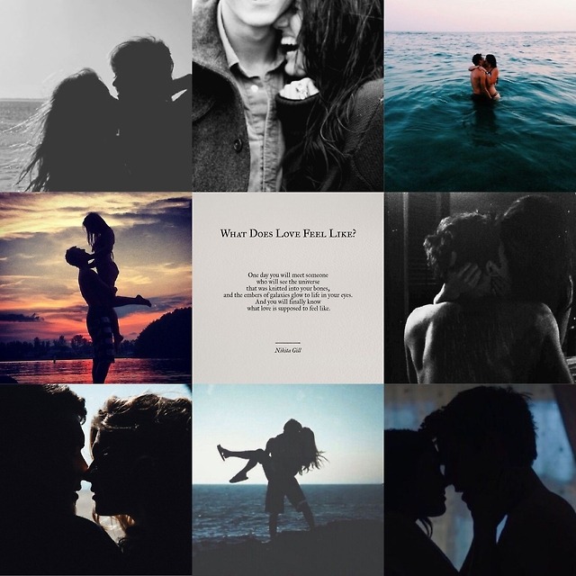 Twilight Mood-boards — Moodboard of Jacob and Leah around a poem by...