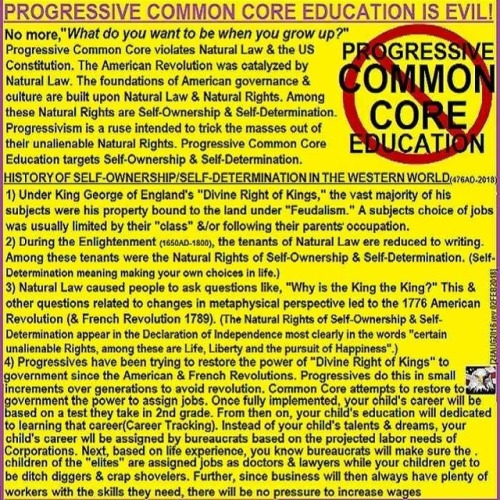 Progressive #CommonCore Intends to violate everyone’s...