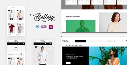 Bellery v1.0.4 - Modern & Minimal WooCommerce Theme Nulled